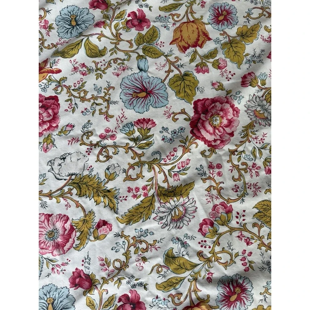 Vintage‎ Springmaid  Twin Flat  Sheets Floral Lot Of 4 -80x90 Made In USA